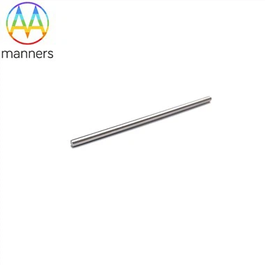 Suletud otsaga lame roostevabast terasest toru