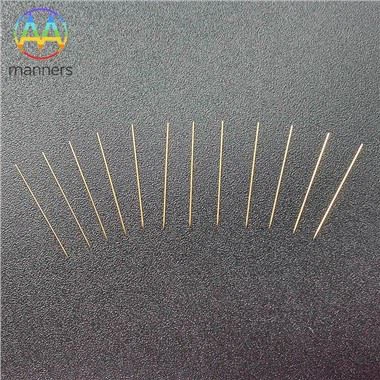 Roostevabast terasest kullaga{0}}kaetud mikronõel