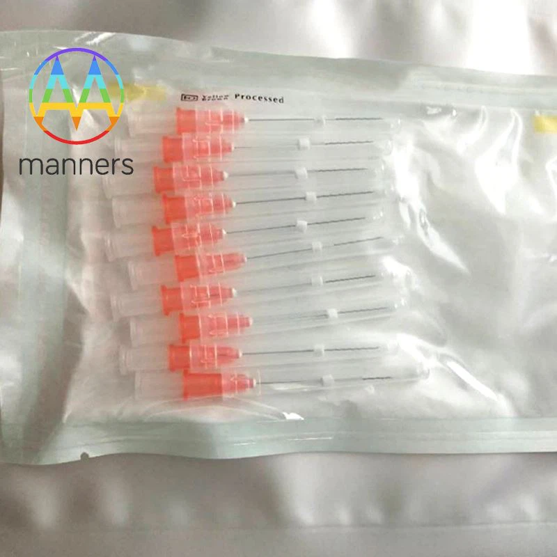 Türgi kliendi kohandatud 19G 100 mm Cog 3D keermega KPN-nõelte näidis on kinn...