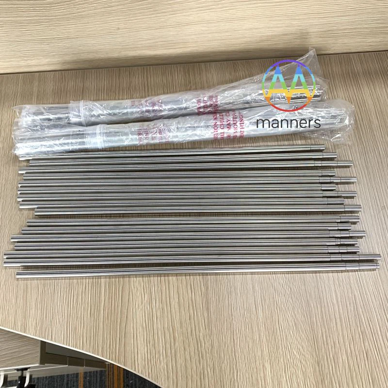 Belgia kliendi 200 tk kohandatud roostevabast terasest teleskoopvarras, mis o...
